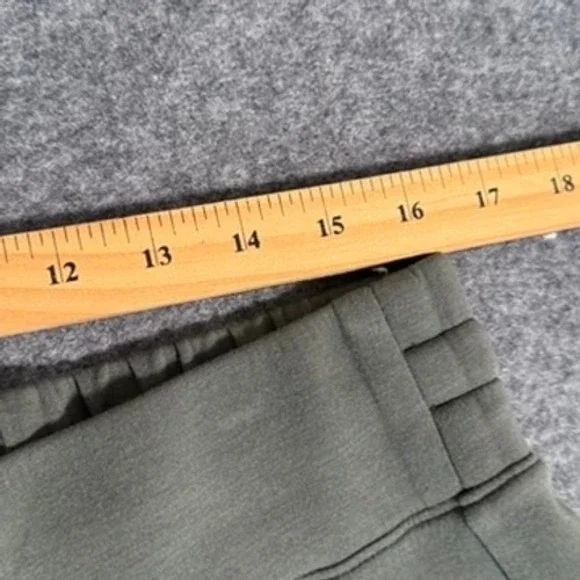 SPANX AirEssentials Wide Leg Cropped Pants Spruce Green 1X Casual Boho‎ Comfy